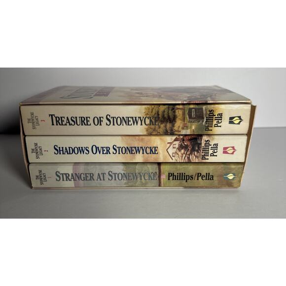 The Stonewycke Legacy Series 1-3 Boxed Set Paperback By J.Pella & M. Philips VTG - Picture 4 of 6